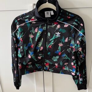 Adidas Originals Women's Floral Bomber Jacket